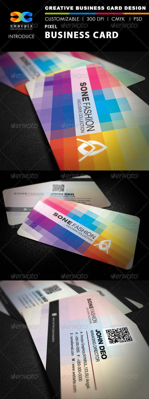 GraphicRiver Pixel Business Card 2622123 GraphicRiver Pixel Business Card 2622123