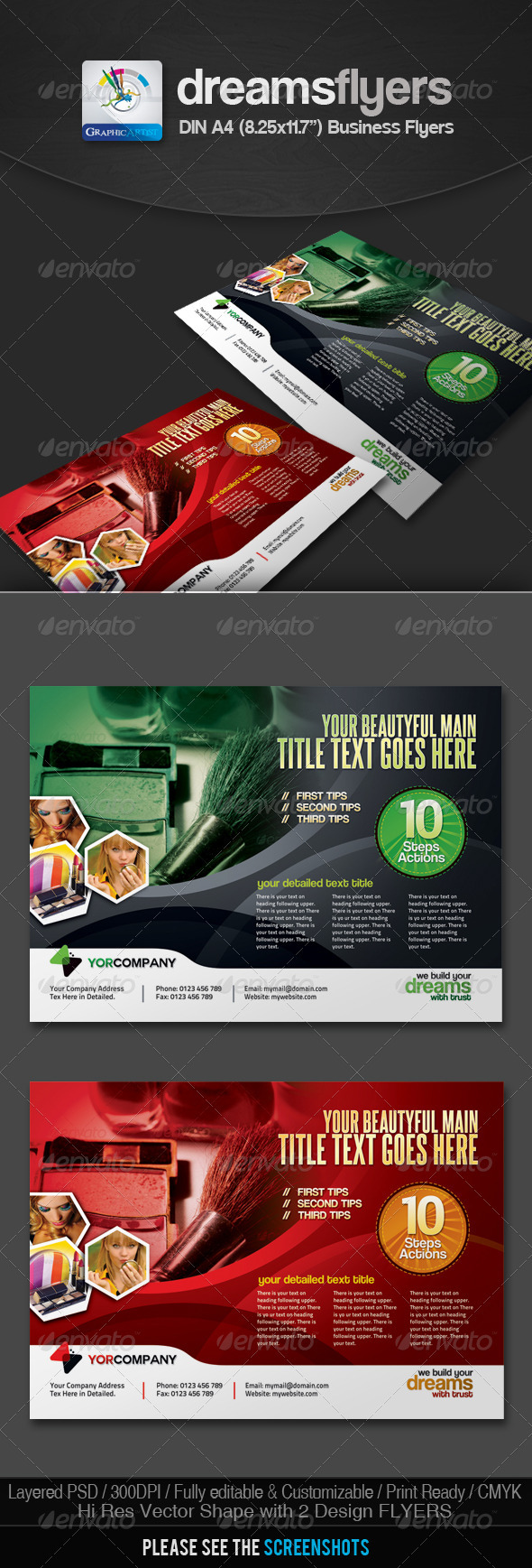GraphicRiver Dark Multipurpose Business Flyers 2633866 GraphicRiver Dark Multipurpose Business Flyers 2633866