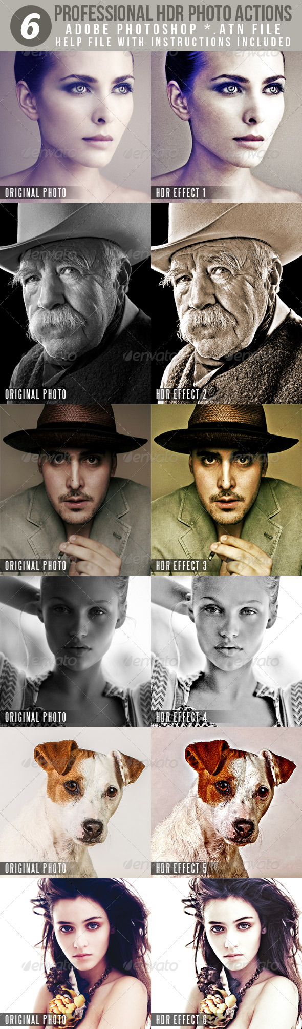 GraphicRiver 6 Professional HDR Photo Actions 2628404 GraphicRiver 6 Professional HDR Photo Actions 2628404