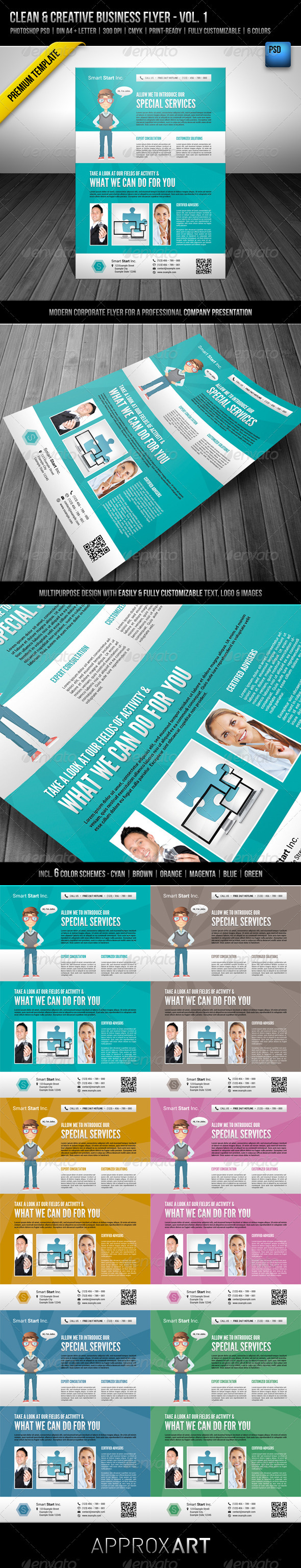 GraphicRiver Clean & Creative Business Flyer Vol 1 2653203 GraphicRiver Clean & Creative Business Flyer Vol 1 2653203