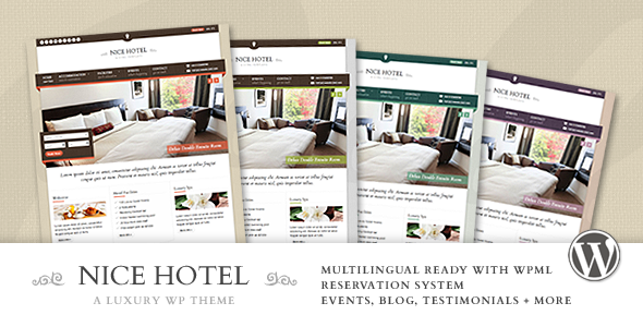 Nice Hotel – Tema WordPress para Hotéis e Resorts