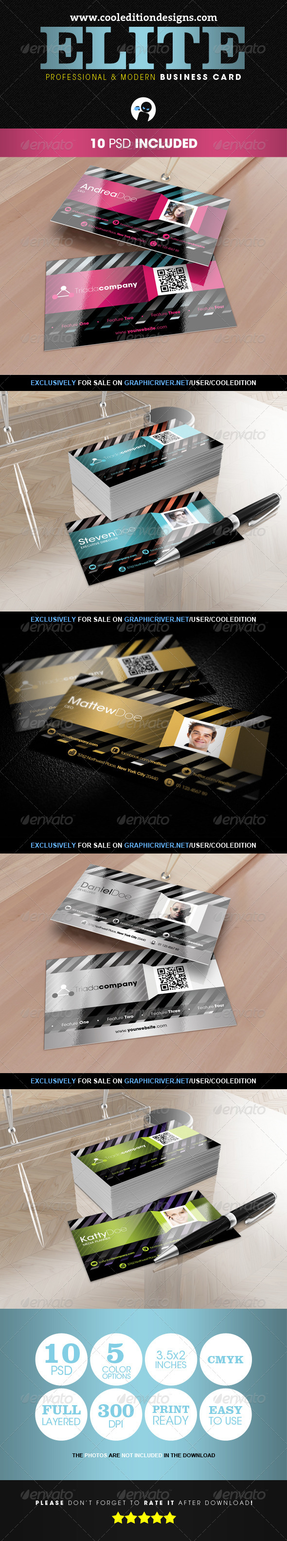 GraphicRiver Elite Professional and Modern Business Card 2658869 GraphicRiver Elite Professional and Modern Business Card 2658869