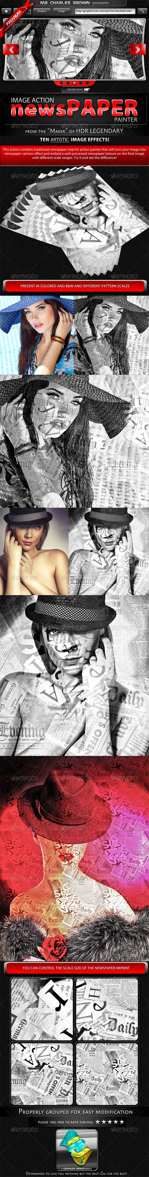 GraphicRiver Newspaper Action Painter 2691863 GraphicRiver Newspaper Action Painter 2691863
