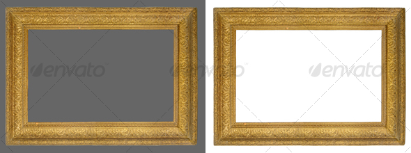 GraphicRiver Picture gold frame 43302 GraphicRiver Picture gold frame 43302