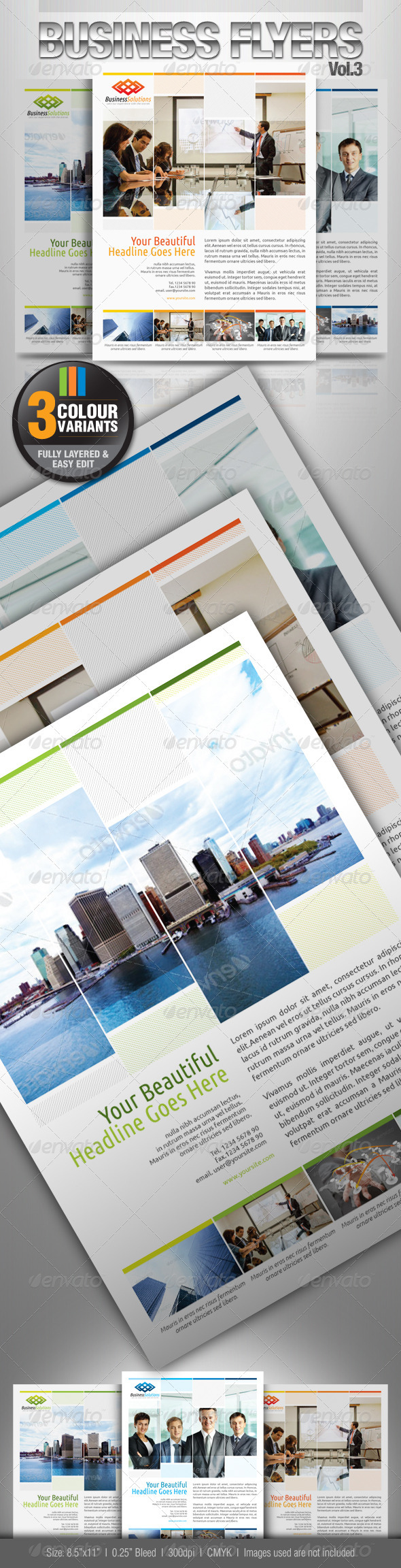 GraphicRiver Simple & Clean Corporate Flyer Vol.4 2667266 GraphicRiver Simple & Clean Corporate Flyer Vol.4 2667266