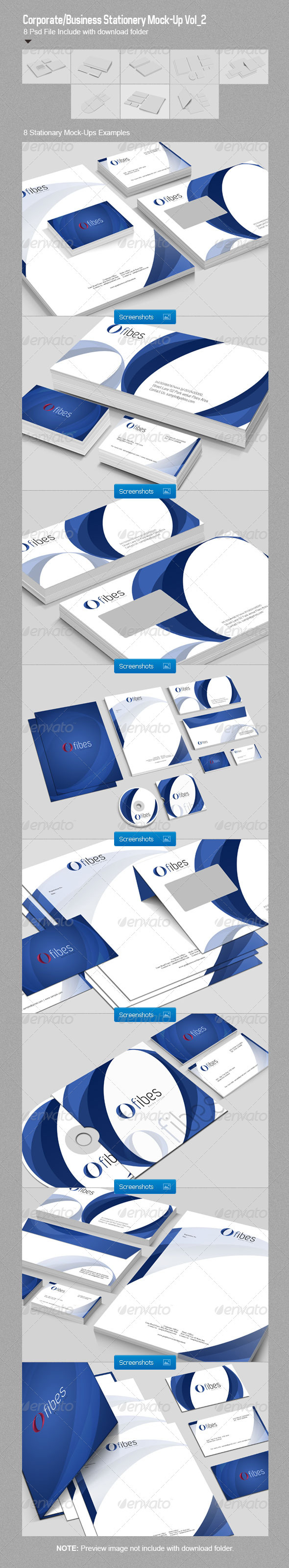 GraphicRiver Corporate Business Stationery Mock-Up Vol 2 2688207 GraphicRiver Corporate Business Stationery Mock-Up Vol 2 2688207