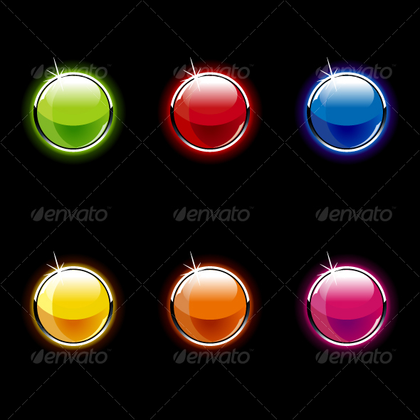 GraphicRiver Set of Glass Buttons 97964 GraphicRiver Set of Glass Buttons 97964