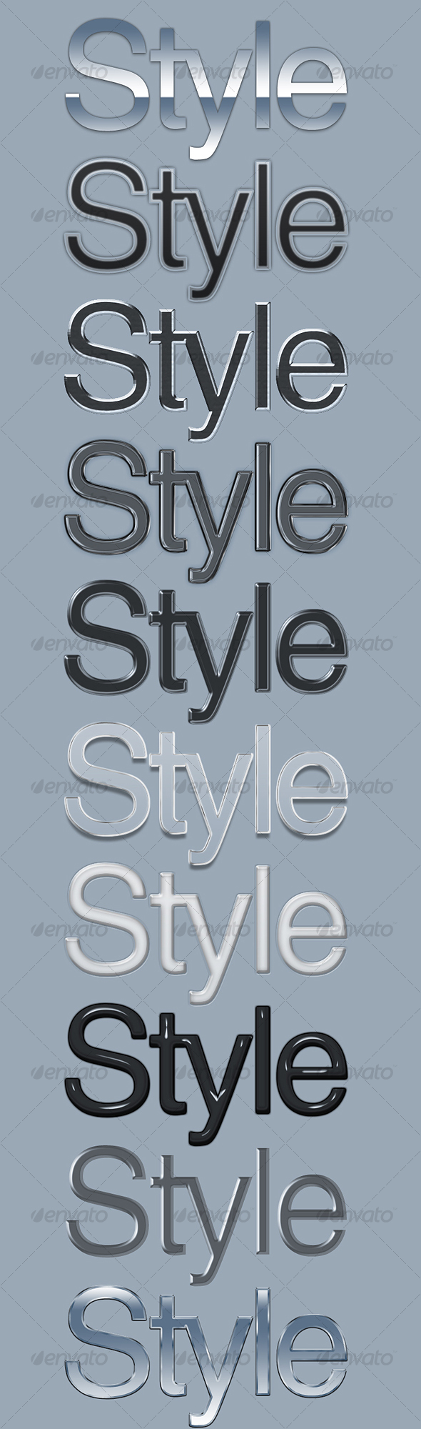 GraphicRiver 10 Elegant Text Styles 99001