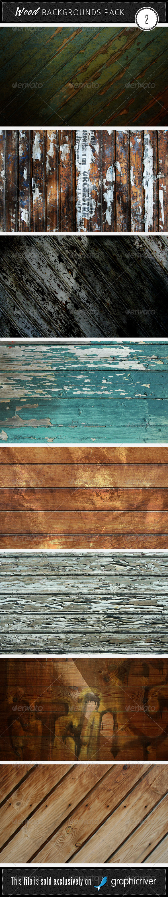 GraphicRiver Wood Backgrounds Pack 2 48497 GraphicRiver Wood Backgrounds Pack 2 48497