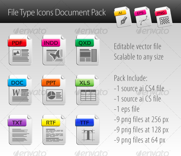 GraphicRiver File type Icons Document Pack 98654 GraphicRiver File type Icons Document Pack 98654
