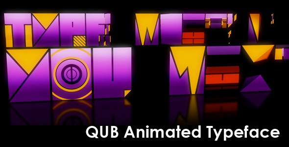 After Effects Project - VideoHive Qub Typeface Animated 2746740