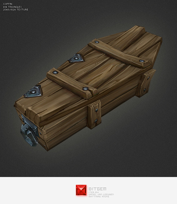 3DOcean Low Poly Coffin 2762779 3DOcean Low Poly Coffin 2762779