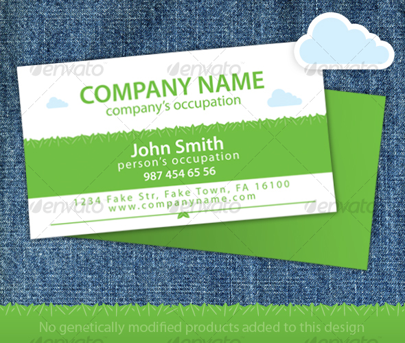 GraphicRiver Green Leaves Organic Food Store Business Card 99663 GraphicRiver Green Leaves Organic Food Store Business Card 99663