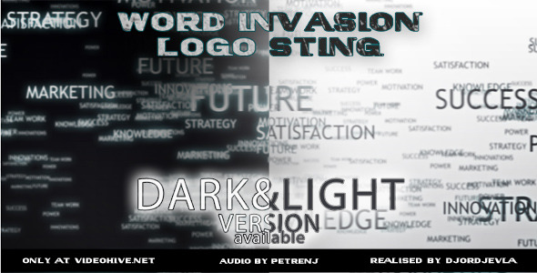 After Effects Project - VideoHive The Words Invasion Logo 2778432
