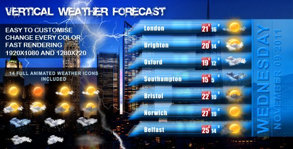 After Effects Project - VideoHive Vertical Weather Forecast 260807 After Effects Project - VideoHive Vertical Weather Forecast 260807