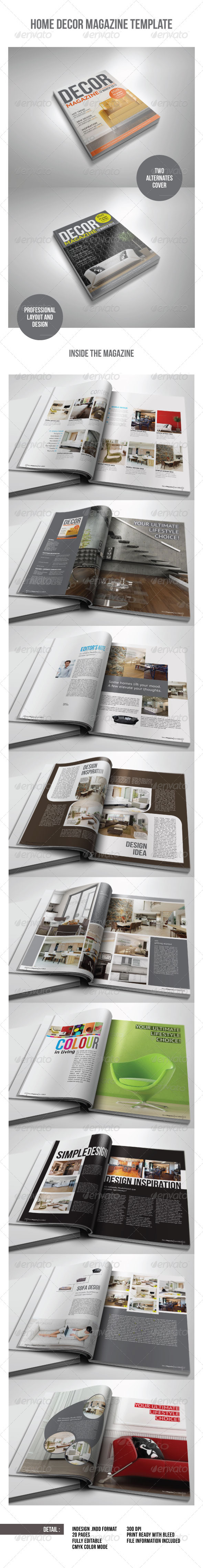 GraphicRiver Home Decor Magazine Template 2792657 GraphicRiver Home Decor Magazine Template 2792657