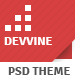 Devvine - Modern and Clean PSD Theme Devvine - Modern and Clean PSD Theme - ThemeForest Item for Sale
