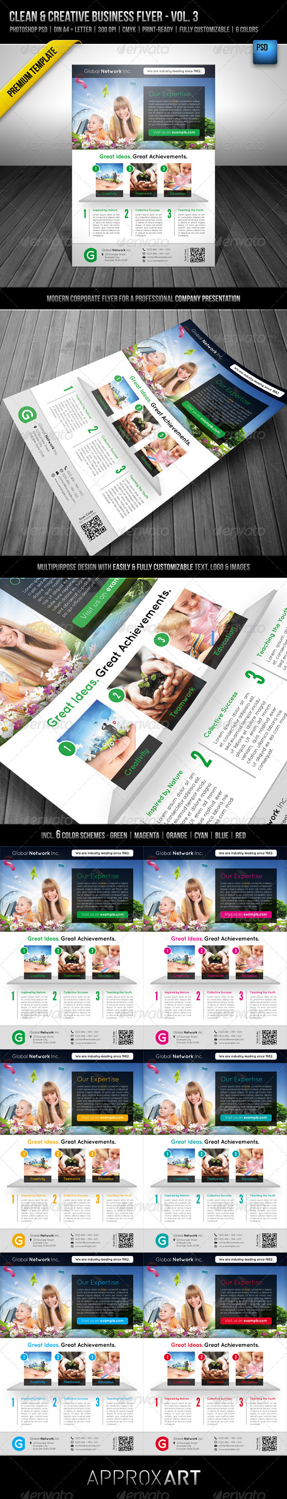 GraphicRiver Clean & Creative Business Flyer Vol 3 2800797 GraphicRiver Clean & Creative Business Flyer Vol 3 2800797