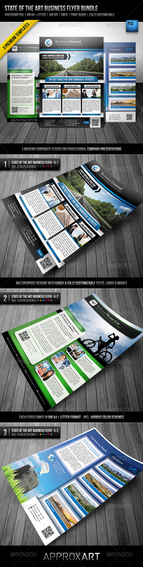 GraphicRiver State of the Art Business Flyer Bundle 2808719 GraphicRiver State of the Art Business Flyer Bundle 2808719