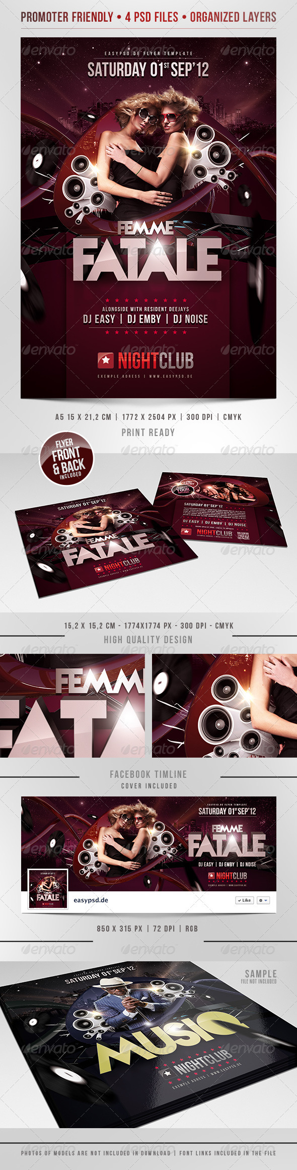 GraphicRiver Femme Fatale Flyer Template 2819730 GraphicRiver Femme Fatale Flyer Template 2819730