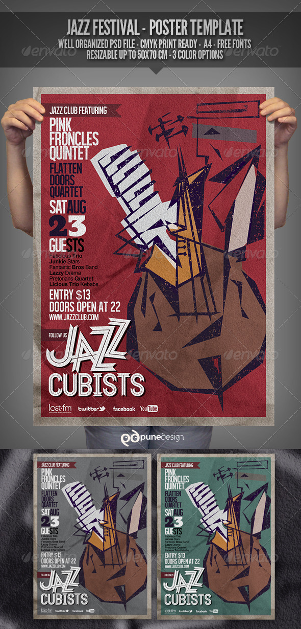 GraphicRiver Jazz Flyer Poster Template 2708846 GraphicRiver Jazz Flyer Poster Template 2708846