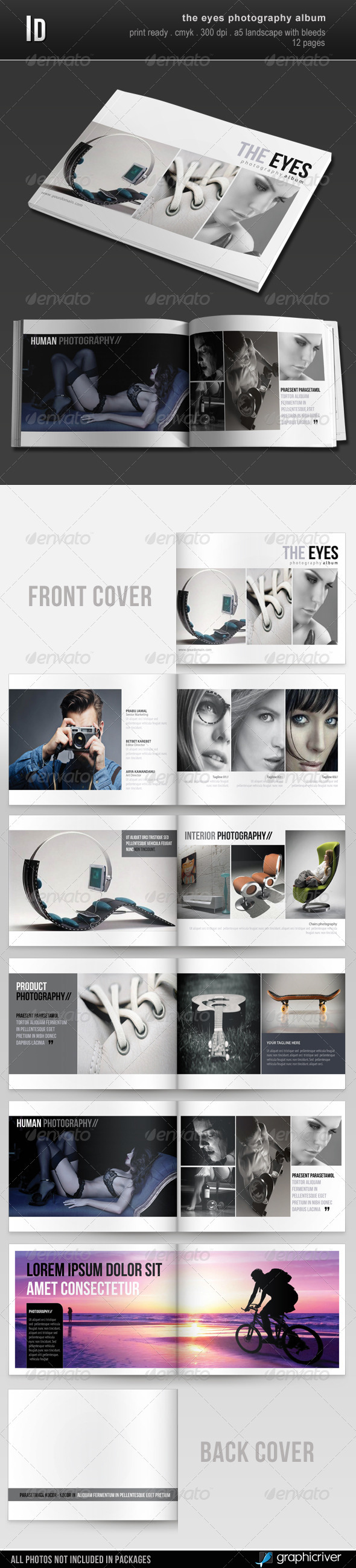 GraphicRiver The Eyes Photography Album 2823264 GraphicRiver The Eyes Photography Album 2823264