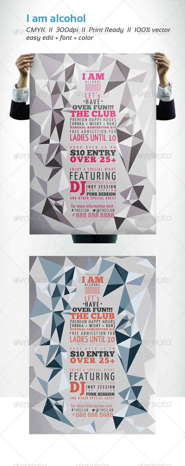 GraphicRiver I AM ALCOHOL 2806331 GraphicRiver I AM ALCOHOL 2806331