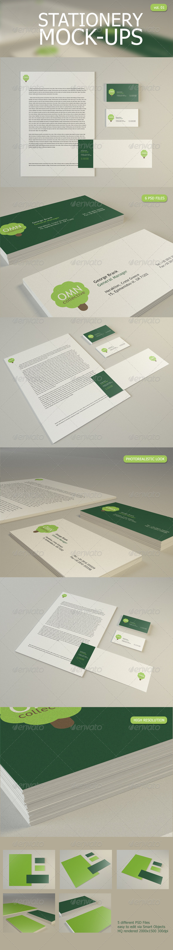 GraphicRiver Stationery Mock Up 2831566 GraphicRiver Stationery Mock Up 2831566