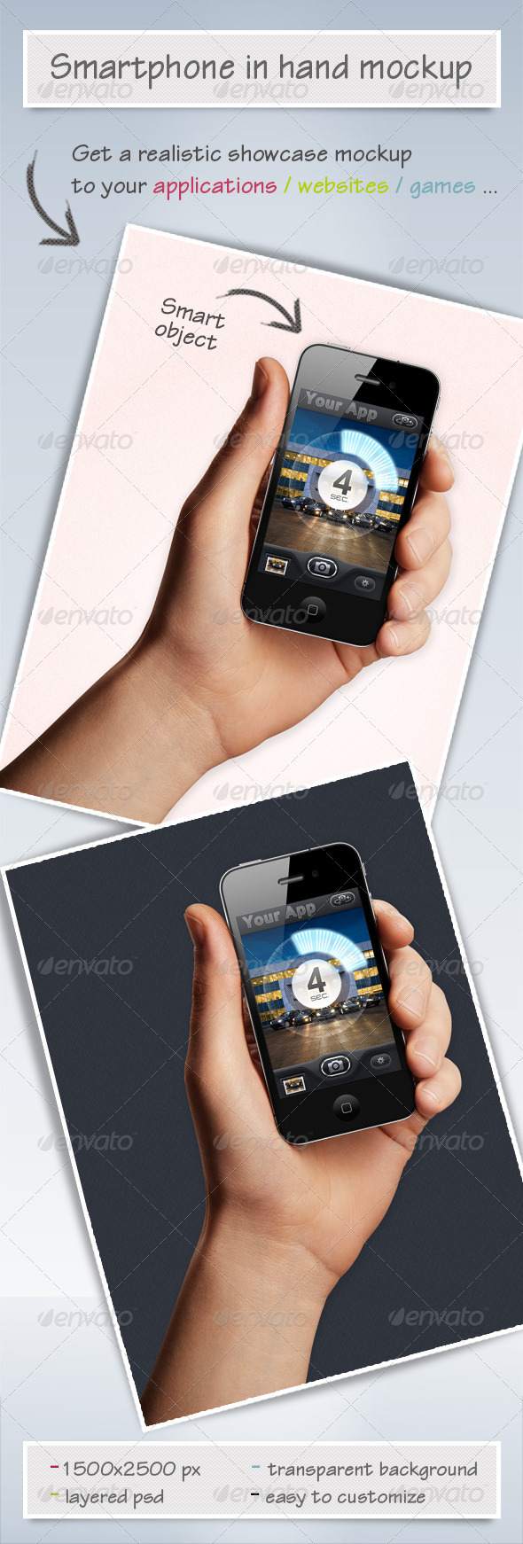 GraphicRiver Mobile Phone in Hand Mock-up 2827850 GraphicRiver Mobile Phone in Hand Mock-up 2827850
