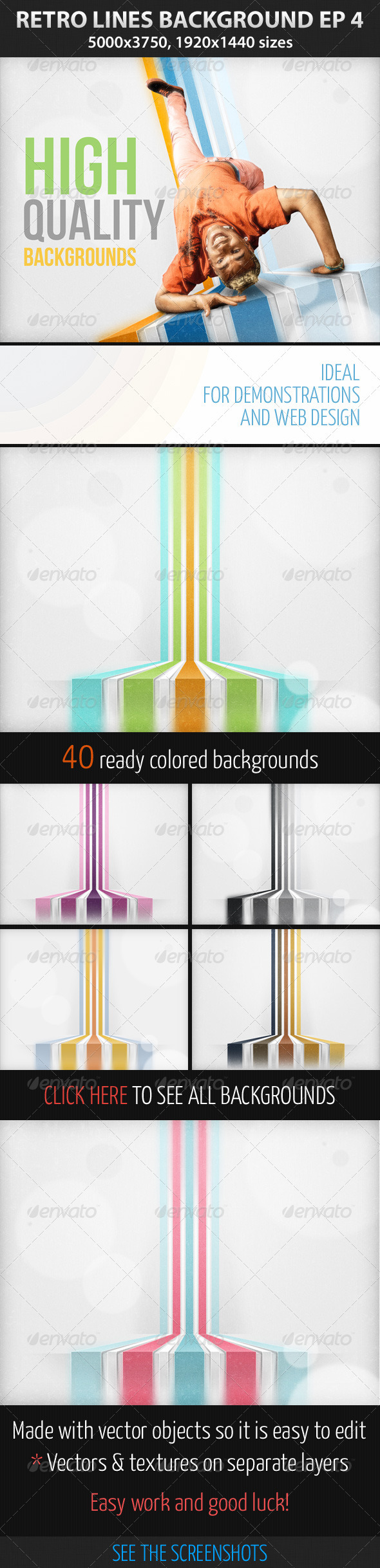 GraphicRiver Retro Lines Background ep 4 2868910 GraphicRiver Retro Lines Background ep 4 2868910