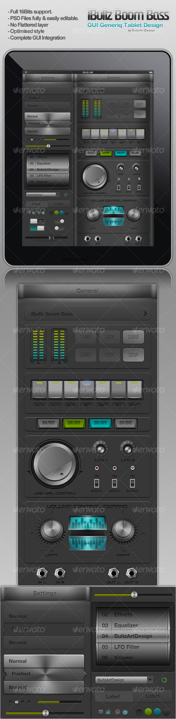 GraphicRiver iBullz Boom Bass UI Interface Design 103302 GraphicRiver iBullz Boom Bass UI Interface Design 103302