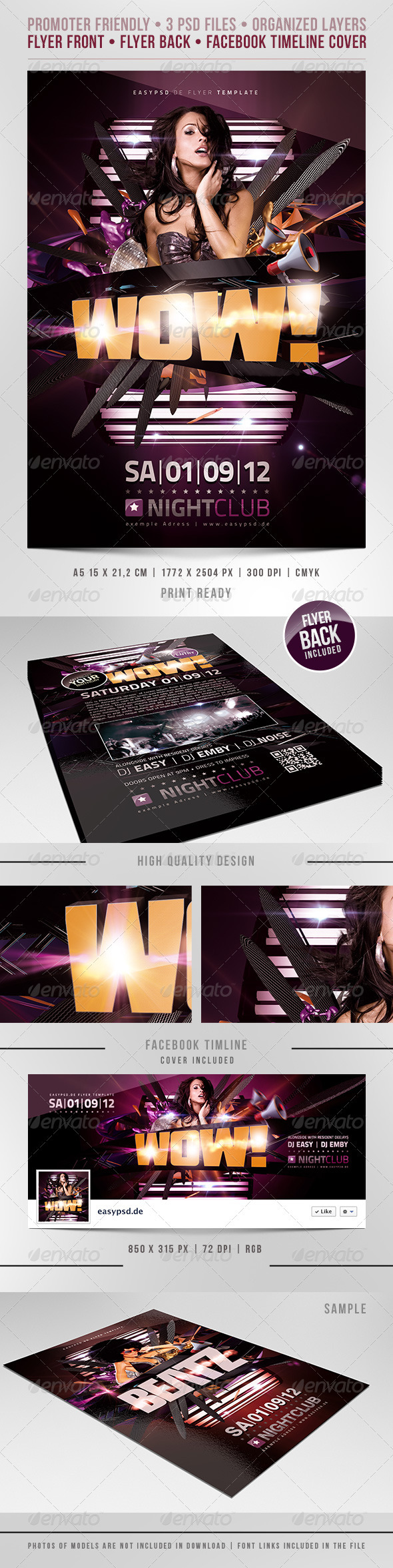 GraphicRiver WoW Flyer Template 2880350 GraphicRiver WoW Flyer Template 2880350