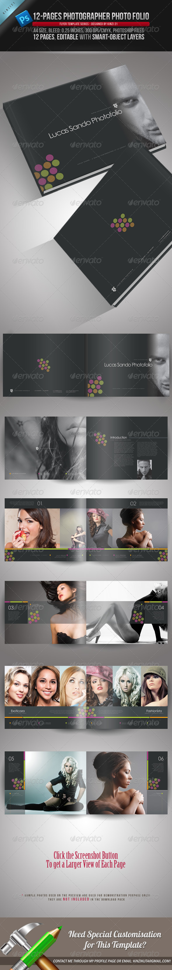 GraphicRiver 12-Pages Photographer Photofolio Template 1967979 GraphicRiver 12-Pages Photographer Photofolio Template 1967979
