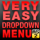Very Easy Drop Down Menu v1 Very Easy Drop Down Menu v1 - ActiveDen Item for Sale