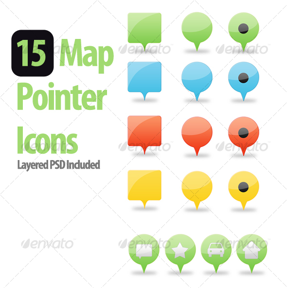 GraphicRiver Web 2.0 Map Pointers 104284 GraphicRiver Web 2.0 Map Pointers 104284