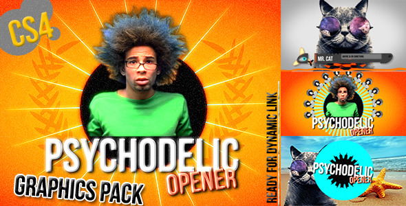 VideoHive Graphics Package Psychedelic Opener 2909321 VideoHive Graphics Package Psychedelic Opener 2909321