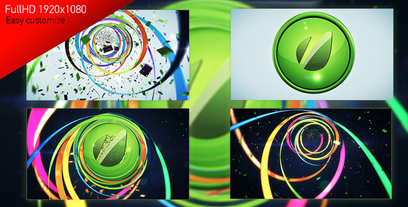 VideoHive Colorful Line Logo Reveal 2920254