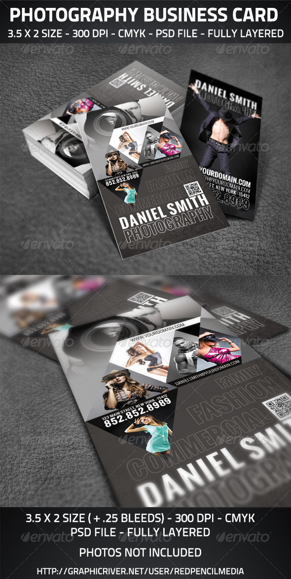 GraphicRiver Photography Business Card 2923405 GraphicRiver Photography Business Card 2923405