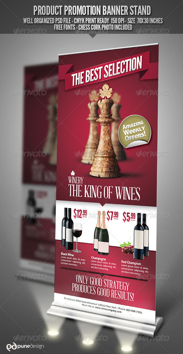 GraphicRiver Product Promotion Banner Stand 2924962 GraphicRiver Product Promotion Banner Stand 2924962