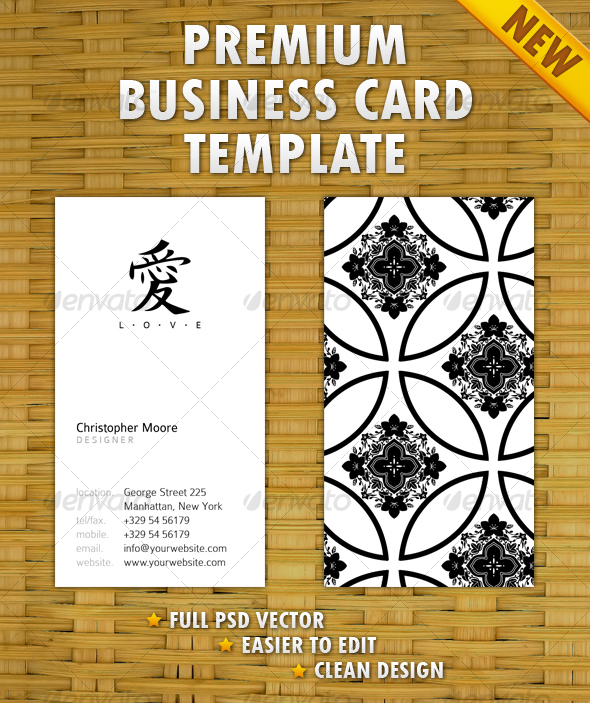 GraphicRiver Clean Business Card 104914 GraphicRiver Clean Business Card 104914