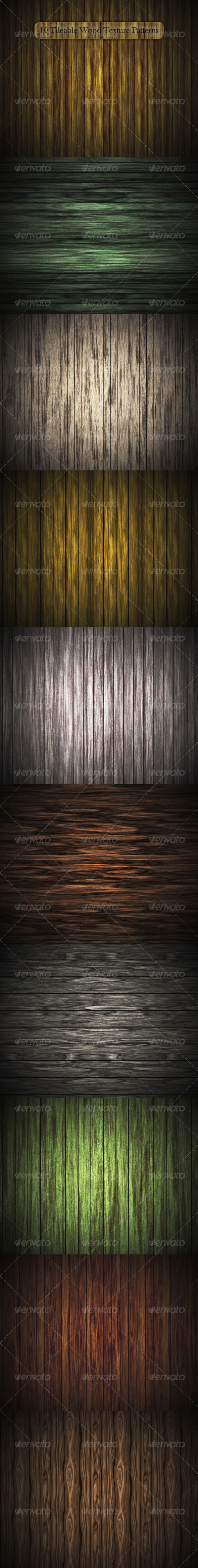 GraphicRiver 10 Tileable Wood Texture Patterns 105097 GraphicRiver 10 Tileable Wood Texture Patterns 105097