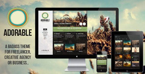 ThemeForest ADORABLE clean and responsive wordpress theme 2938602 ThemeForest ADORABLE clean and responsive wordpress theme 2938602