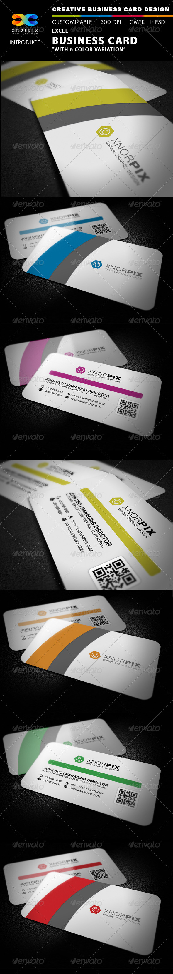 GraphicRiver Excel Business Card 2920067 GraphicRiver Excel Business Card 2920067