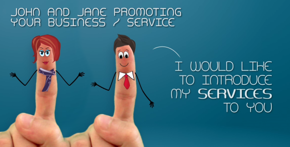VideoHive John and Jane Promoting Your Business Service 2880043