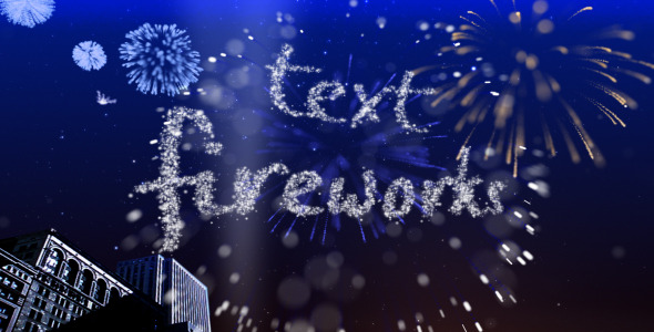 After Effects Project - VideoHive Text Fireworks 307544 After Effects Project - VideoHive Text Fireworks 307544