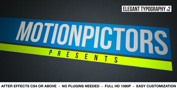 VideoHive Elegant Typography V2 2950403 VideoHive Elegant Typography V2 2950403