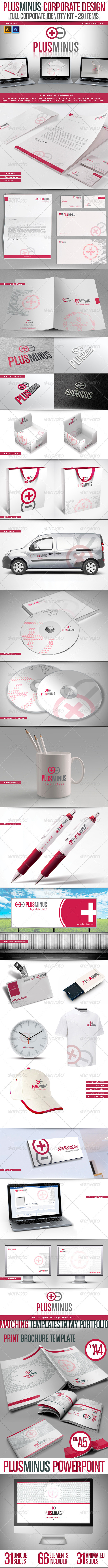 GraphicRiver Full Corporate Identity Kit Plusminus Series 2960547 GraphicRiver Full Corporate Identity Kit Plusminus Series 2960547