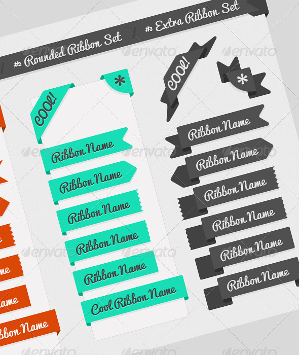 GraphicRiver Website Web Element Ribbons 2963183 GraphicRiver Website Web Element Ribbons 2963183
