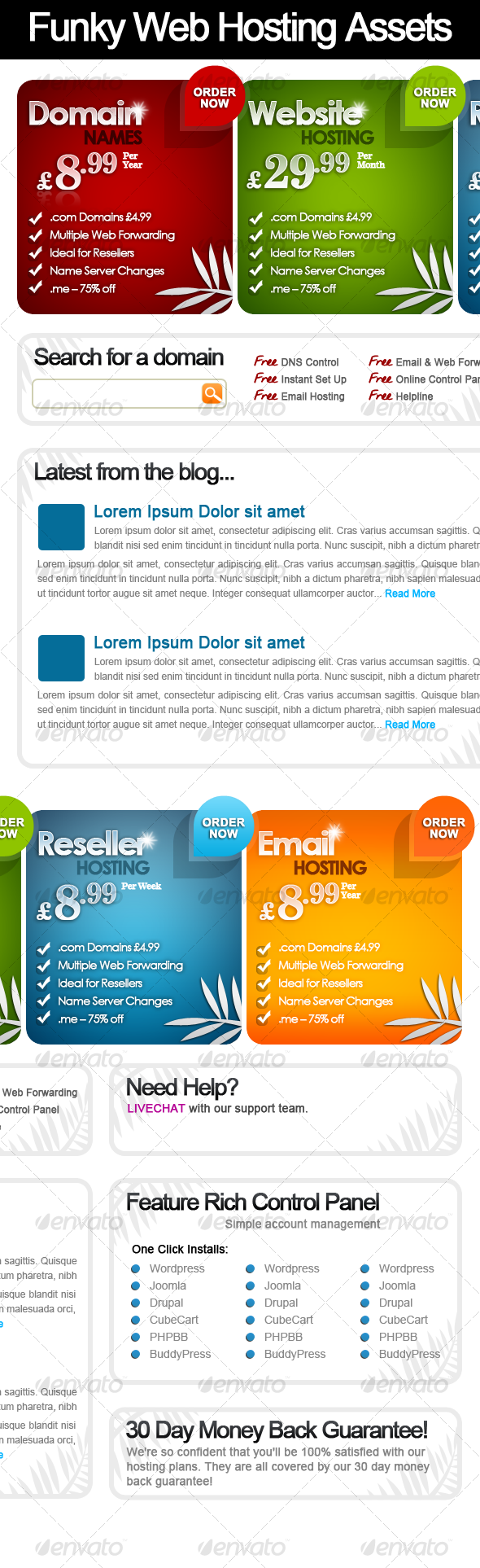 GraphicRiver Web Pricing Tables Web Hosting Tables 105271 GraphicRiver Web Pricing Tables Web Hosting Tables 105271