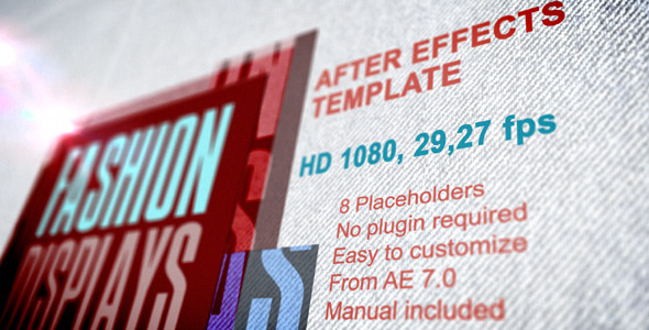 VideoHive Fashion Displays with Text Presentation 2982114 VideoHive Fashion Displays with Text Presentation 2982114